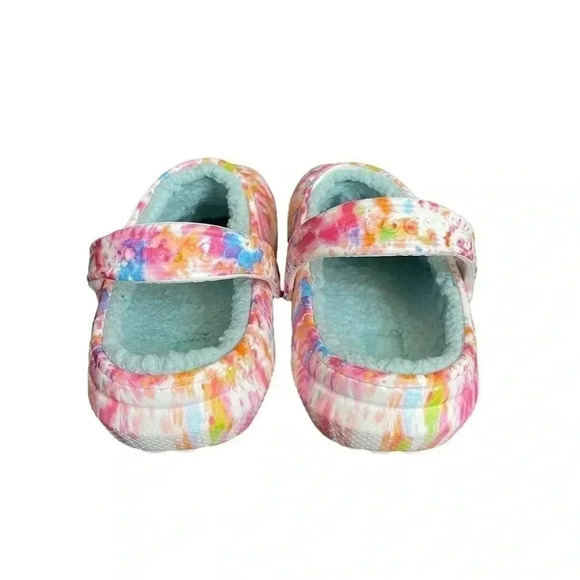 Crocs Classic Fleeced Lined Tie Dye Slip On Clogs Men’s size 12 main image 5